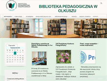 Tablet Screenshot of pedagogiczna.olkusz.pl